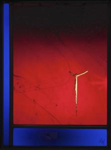 14 - Station 10 - Jesus is crucified. Exhibition window